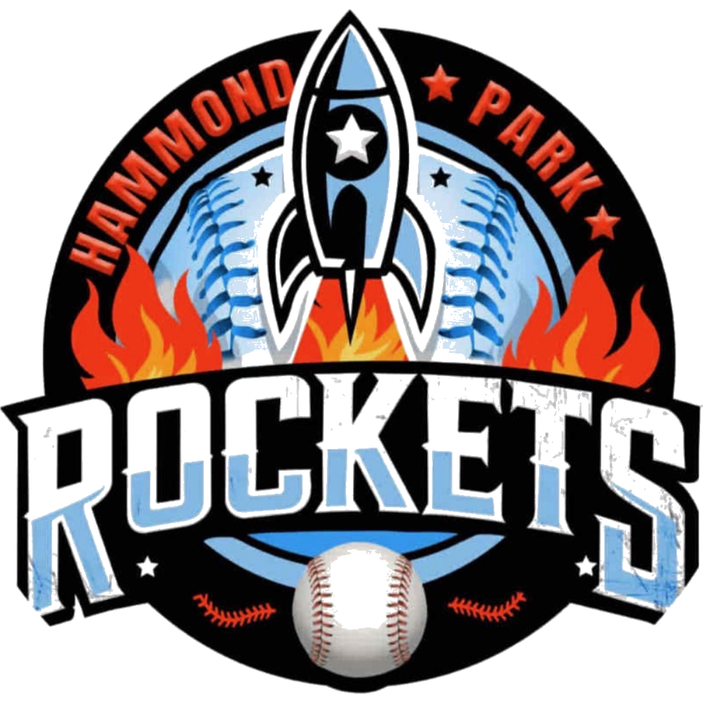 Hammond Park Rockets youth baseball logo